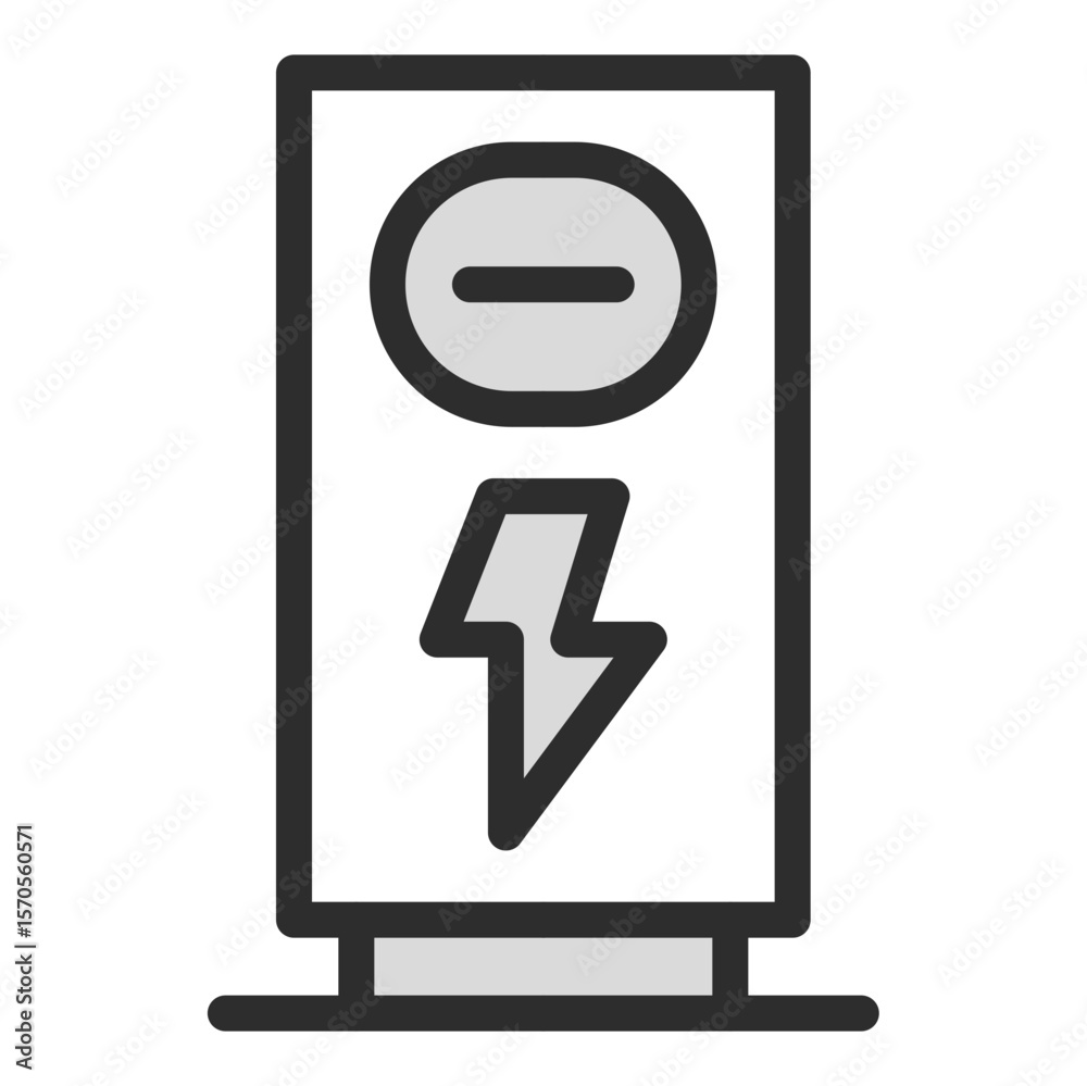 Electric Car Charging Station Energy Power Icon Sustainable Vehicle Electric Car Charging Station Energy Power Icon Sustainable Vehicle