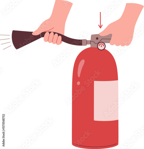 Fire safety fire extinguisher step 3

