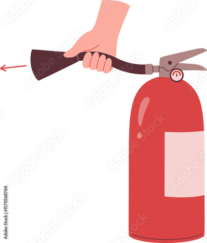 Fire safety fire extinguisher step 2

