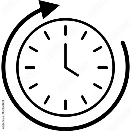 Time and Clock Icon