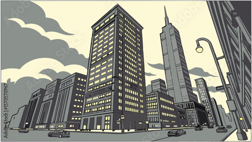 city in the night
