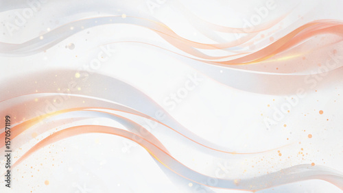Abstract background featuring a flowing, soft blue and pink wavy texture, perfect for a modern silk or satin design illustration