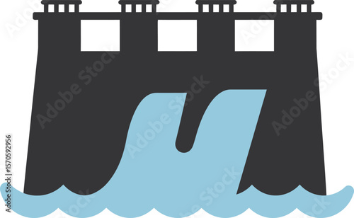 Mighty Dam Water Power and Engineering Marvel