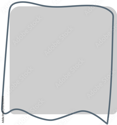 Grey Space Board with Frame Lines