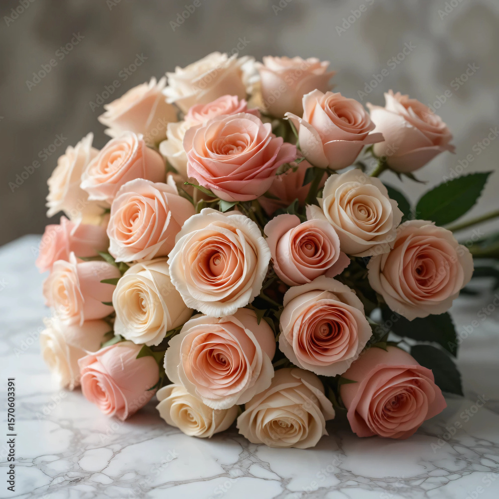 Obraz premium wedding bouquet of roses
