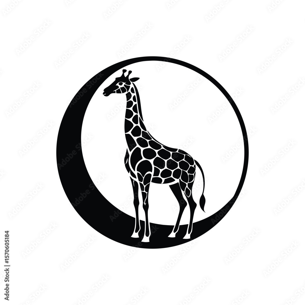 Fototapeta premium giraffe vector illustration