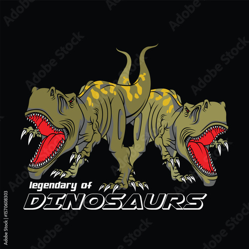 dinosaur vector illustration design