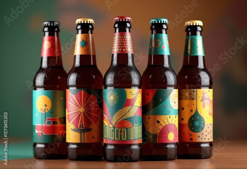artistic craft beer labels colorful designs creative artistry craftsmanship unique packaging visual inspiration, can, brewery, graphic, branding, vintage