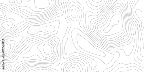 "Sophisticated Transparent PNG Map Featuring Wavy Topographic Line Patterns on a Clean, White Background, Perfect for Elegant and Sleek Visual Design Applications and Geospatial Projects"
