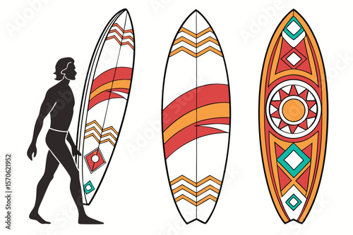  surfboard, surfboard pattern, surfboard design, surfboard graphic, surfboard art, surfboard decor, surfboard illustration
