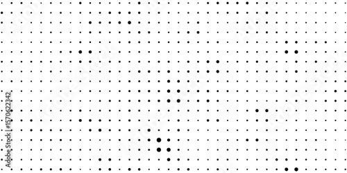 grunge Halftone white and black dots pattern and black gradient grunge texture background. Dotted line comic sport style vector illustration