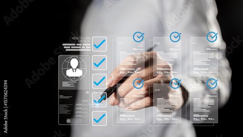 Online checklist system supports doctor in patient care management, enhancing health care quality, hospital satisfaction, and accuracy of medicals data