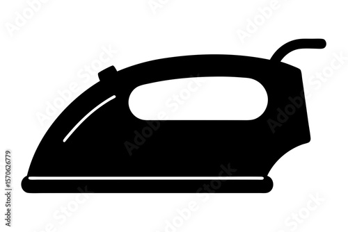 Black Iron Silhouette, Laundry Appliance, Home Tool