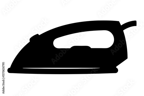 Black Iron Silhouette, Laundry Appliance, Home Task