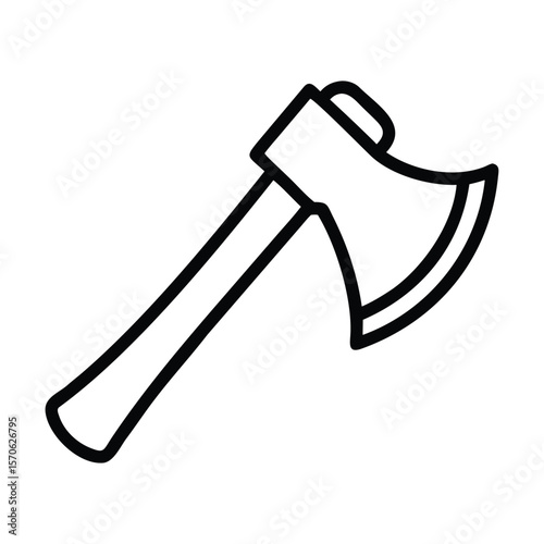 Axe icon vector design template in white background