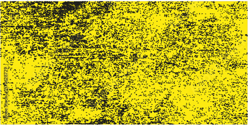 Abstract yellow grunge textured on black background. Paint style design template for use element cover, banner, business, advertising