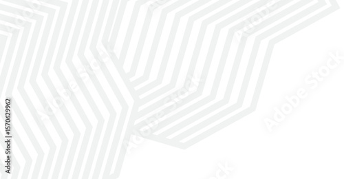 Delicate geometric lines create a light gray and white gradient pattern, layering to form an elegant zigzag design with a clean, minimalist aesthetic and a modern feel.