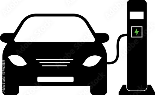 electric vehicle charging icon