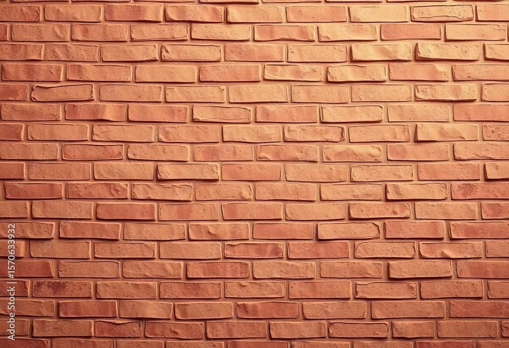 Obraz premium Sepia-toned brick wall texture, rough surface, aged look, design, brick pattern