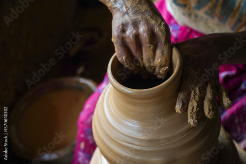 hands of a potter