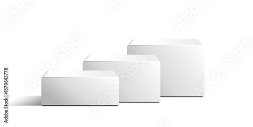 cube block podium stage pedestal and platform vector, a minimalist display element. Ideal for product showcases, presentations, awards, exhibitions, and modern design.