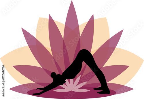Yoga Poses Woman With Transparant Background Lotus