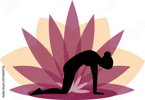 Yoga Poses Woman With Transparant Background Lotus