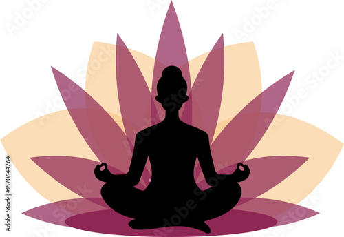 Yoga Poses Woman With Transparant Background Lotus