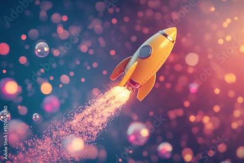 Rocket Launches to New Heights with Futuristic Ambience and Artistic Flair
