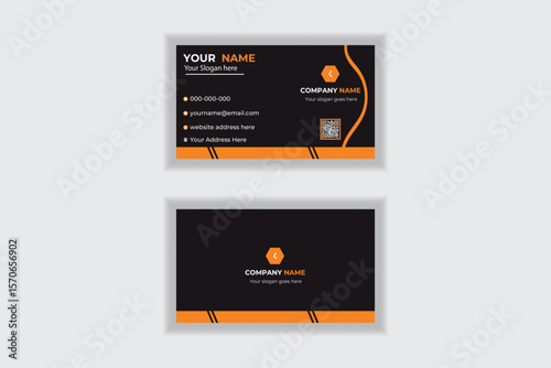 Business card design template, Clean professional business card template, visiting card, business card template