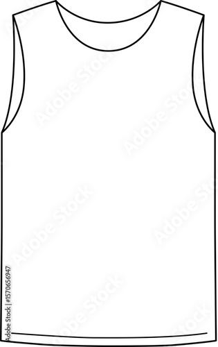 Sleeveless Shirt Flat Mockup

