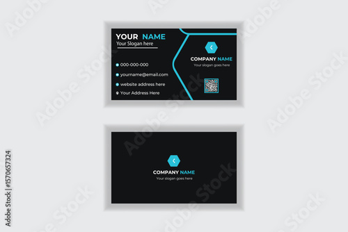 Business card design template, Clean professional business card template, visiting card, business card template