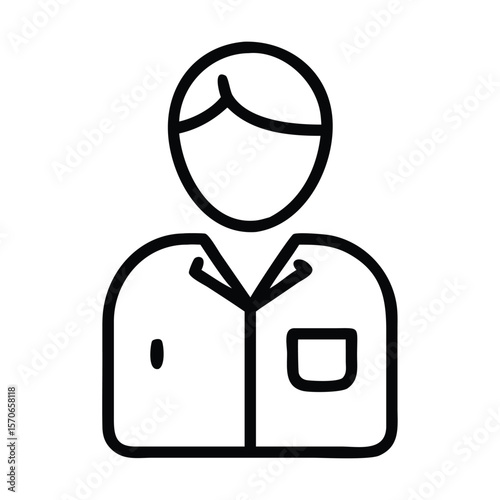 A doctor icon illustration
