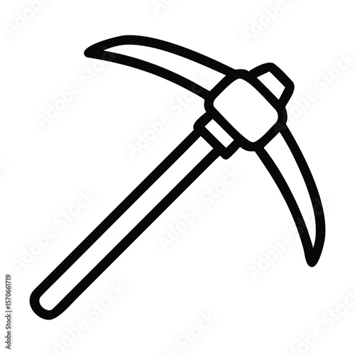 Pickaxe icon  vector