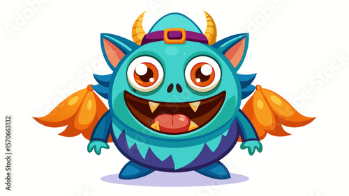Happy Halloween. Monster colorful round silhouette icon super big set line. Cute cartoon kawaii scary funny baby character. Eyes, tongue, tooth fang, hands up. Black background. Flat .