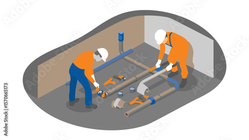 vector illustration of a wrench