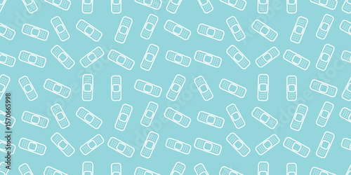 医療アイコンのシームレスパターン・背景素材
Modern Seamless Background Pattern Featuring Medical Icons and Healthcare Equipment in Flat Vector Design