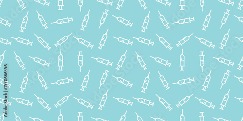 医療アイコンのシームレスパターン・背景素材
Modern Seamless Background Pattern Featuring Medical Icons and Healthcare Equipment in Flat Vector Design