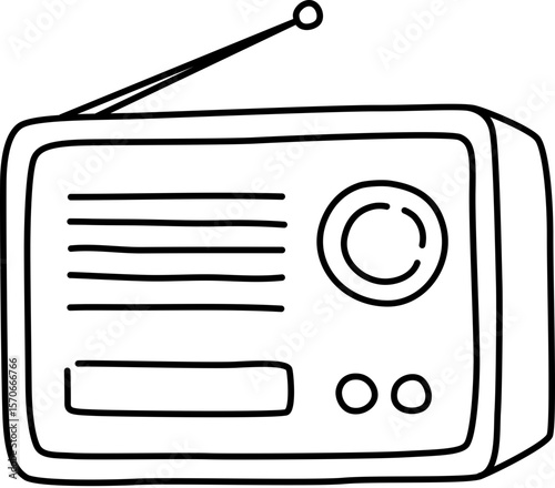 Radio Retro Doodle

