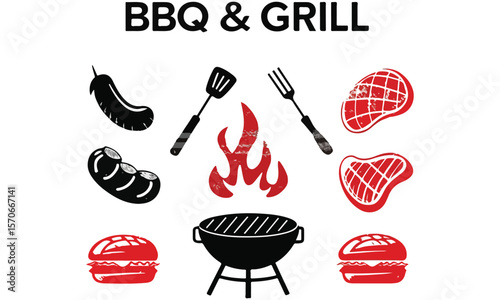 BBQ Element Vector