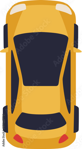 Car top view

