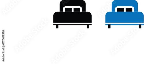 reclining sofa icon, furniture line art, furniture vector. Home furniture symbol for living room design,