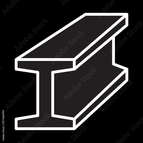 Structural Beam Icon Design