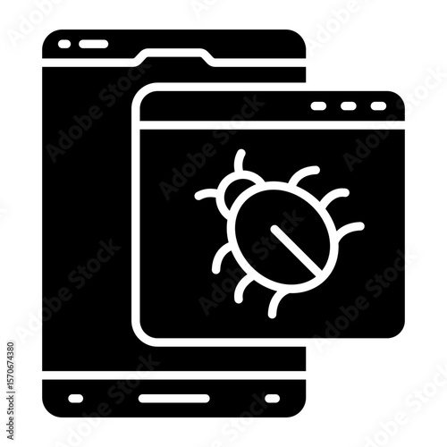 Perfect design icon of web bug