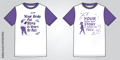 Your Body Fat Story Is Yours Typography Poster
