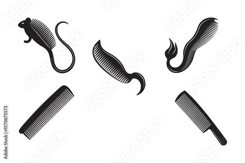 silhouette comb set bundle 