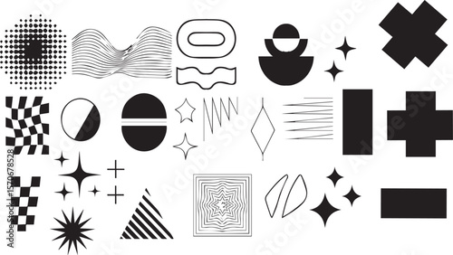 Modern Geometric Shapes Vector Collection