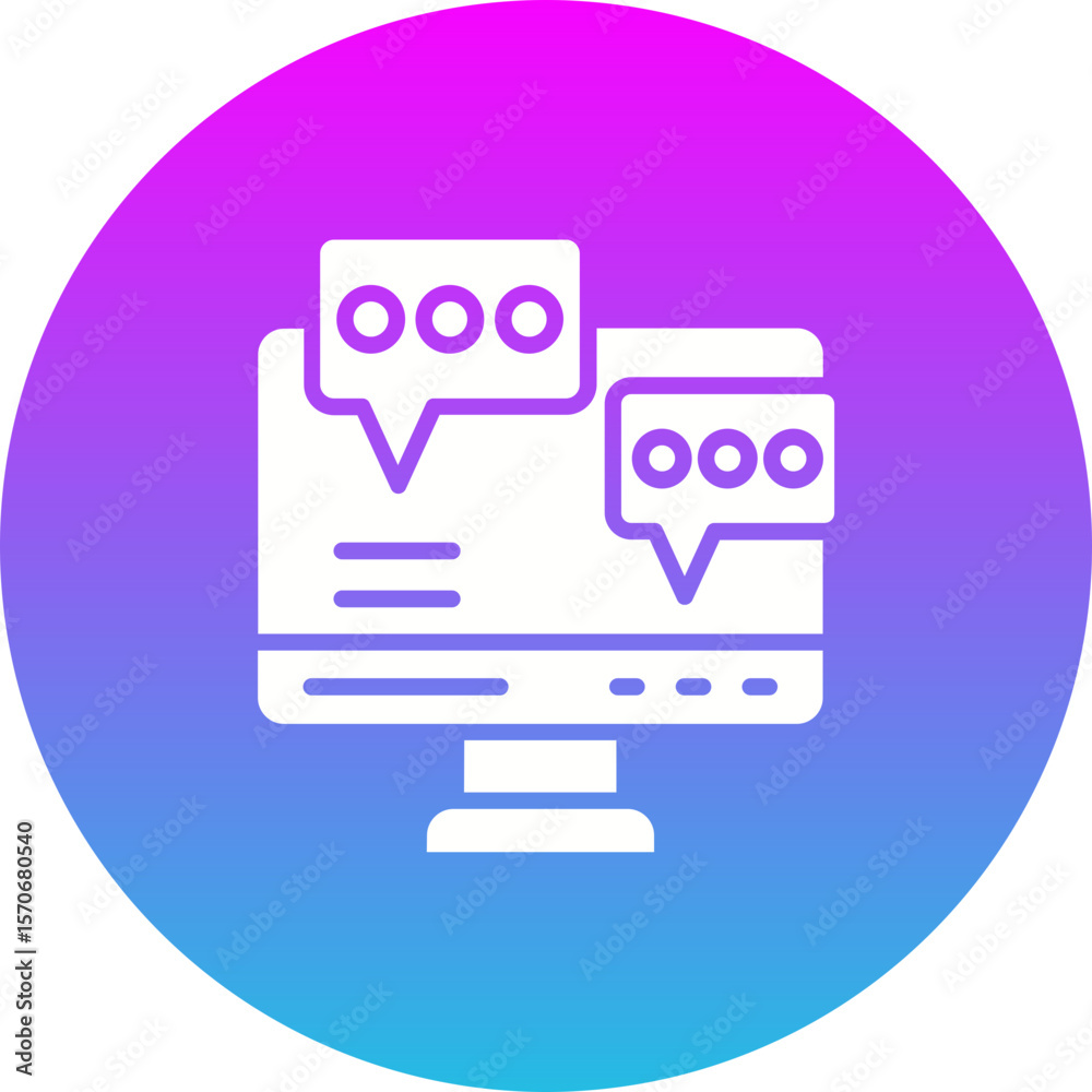 Fototapeta premium Communication Icon