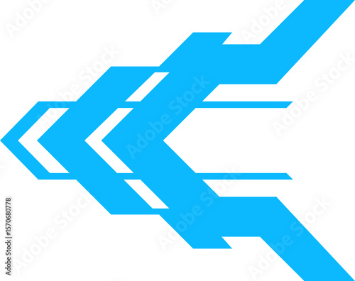 Free Download Futuristic Arrow Vector - GFXLoad