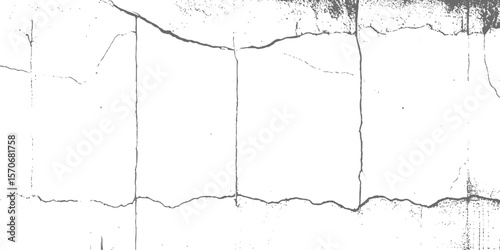 Gray texture with almost invisible cracked marble lines and minimal frame.